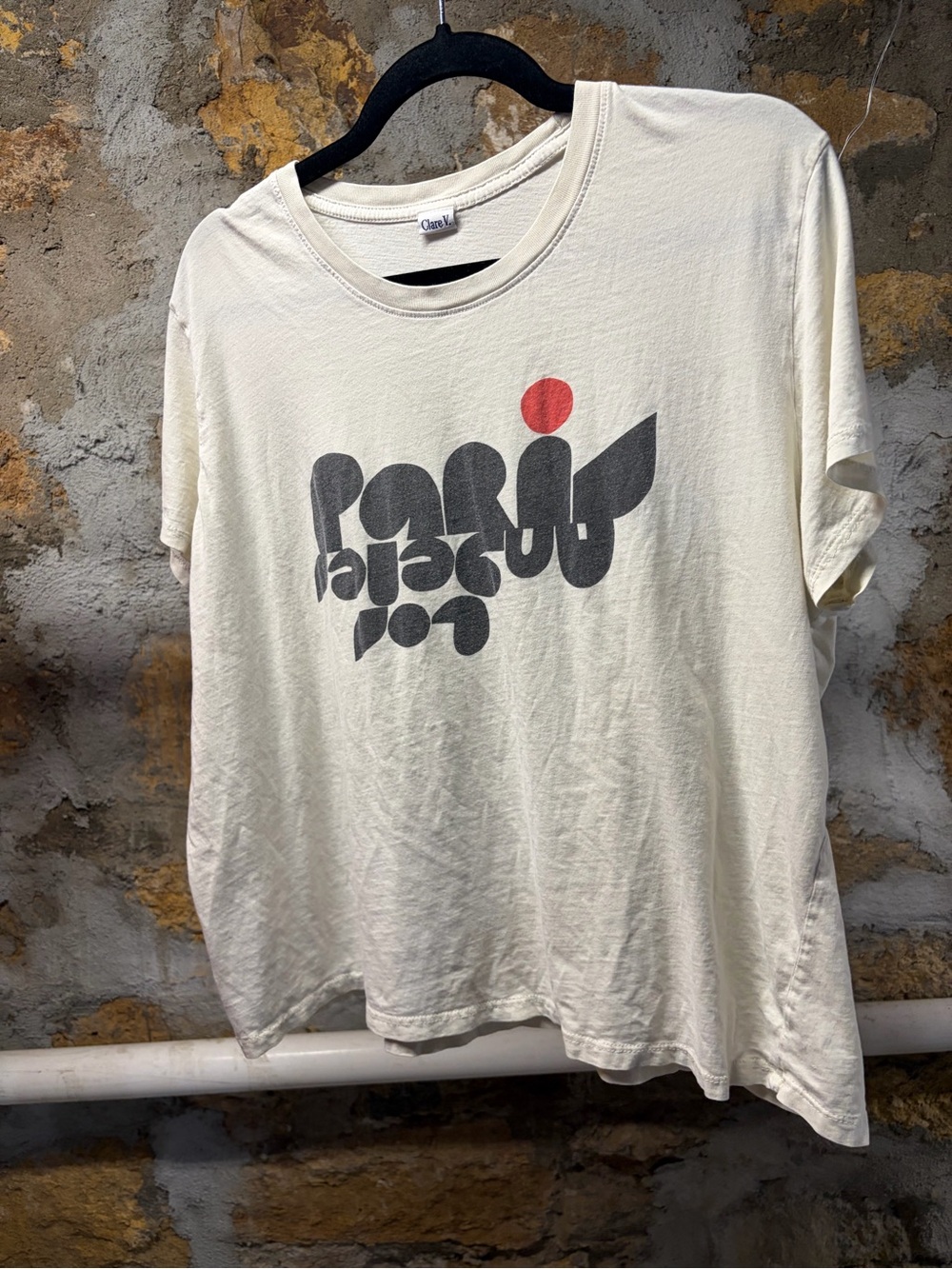 Clare V Original Tee - Paris Los Angeles - Picture 2 of 4